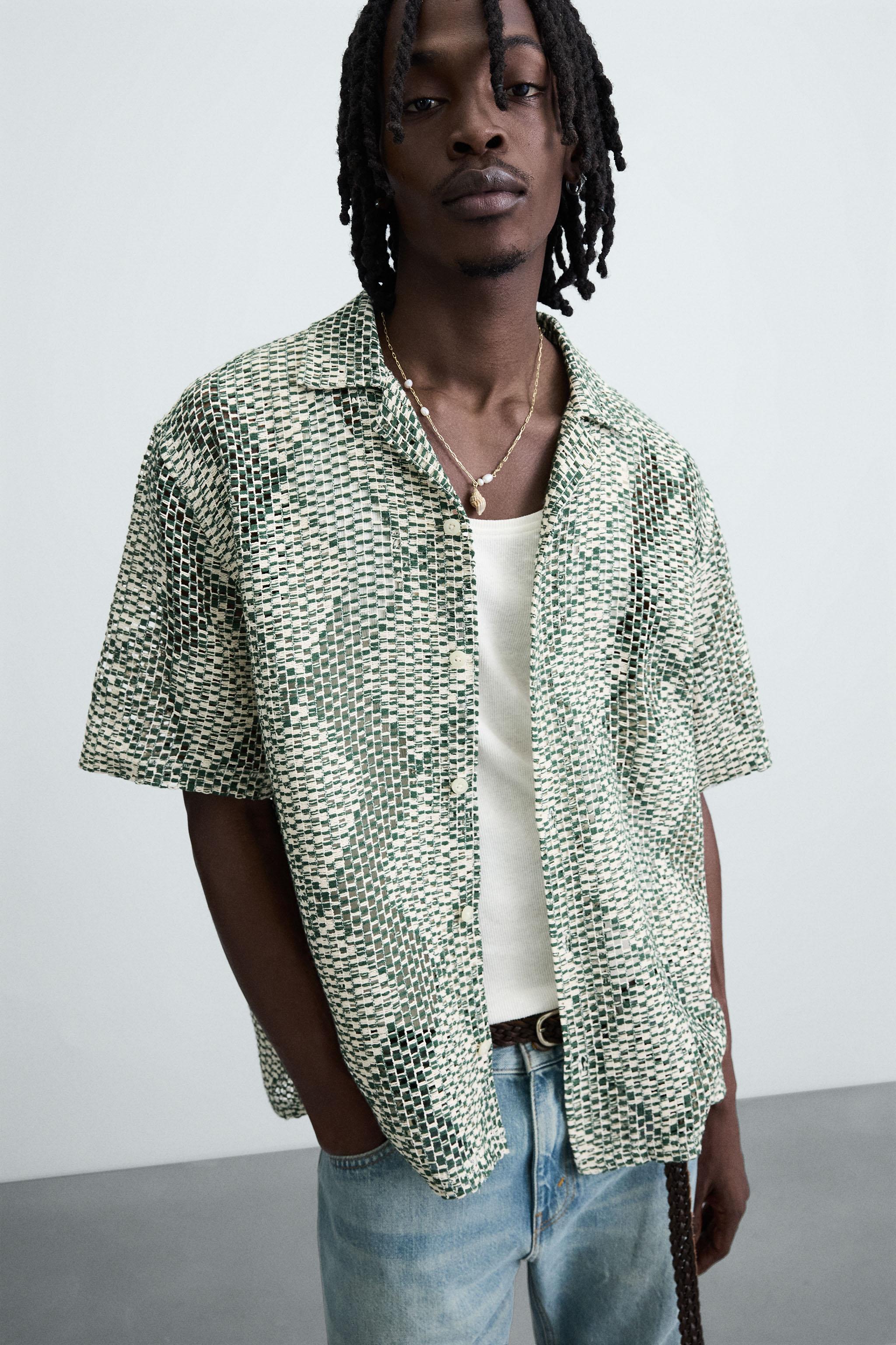 CHEMISE STRUCTURÉE CROCHET